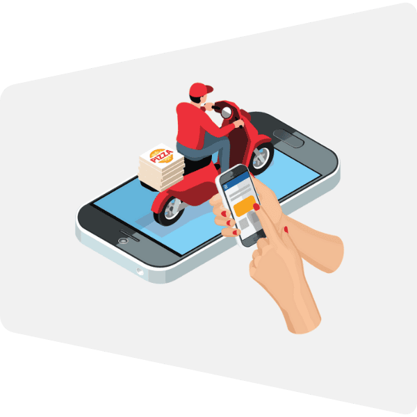 FOODSTED Rider App interface